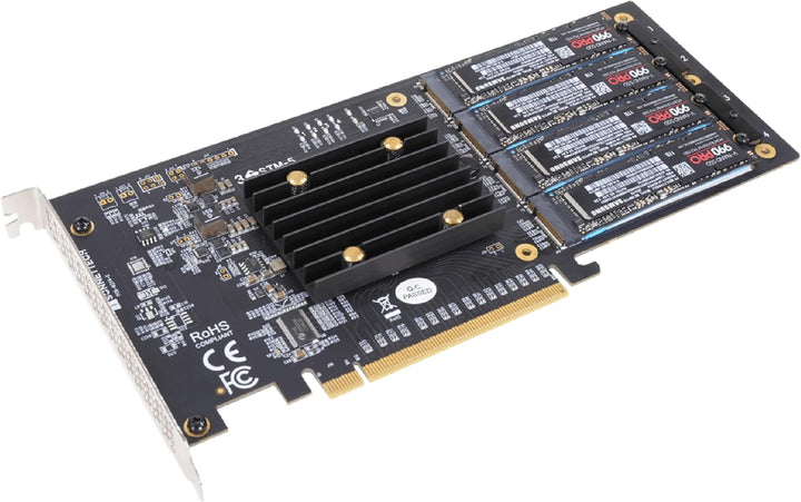 SoNNeT Fusion SSD M.2 4x4 PCIe Card [Silent] - SSD not Included