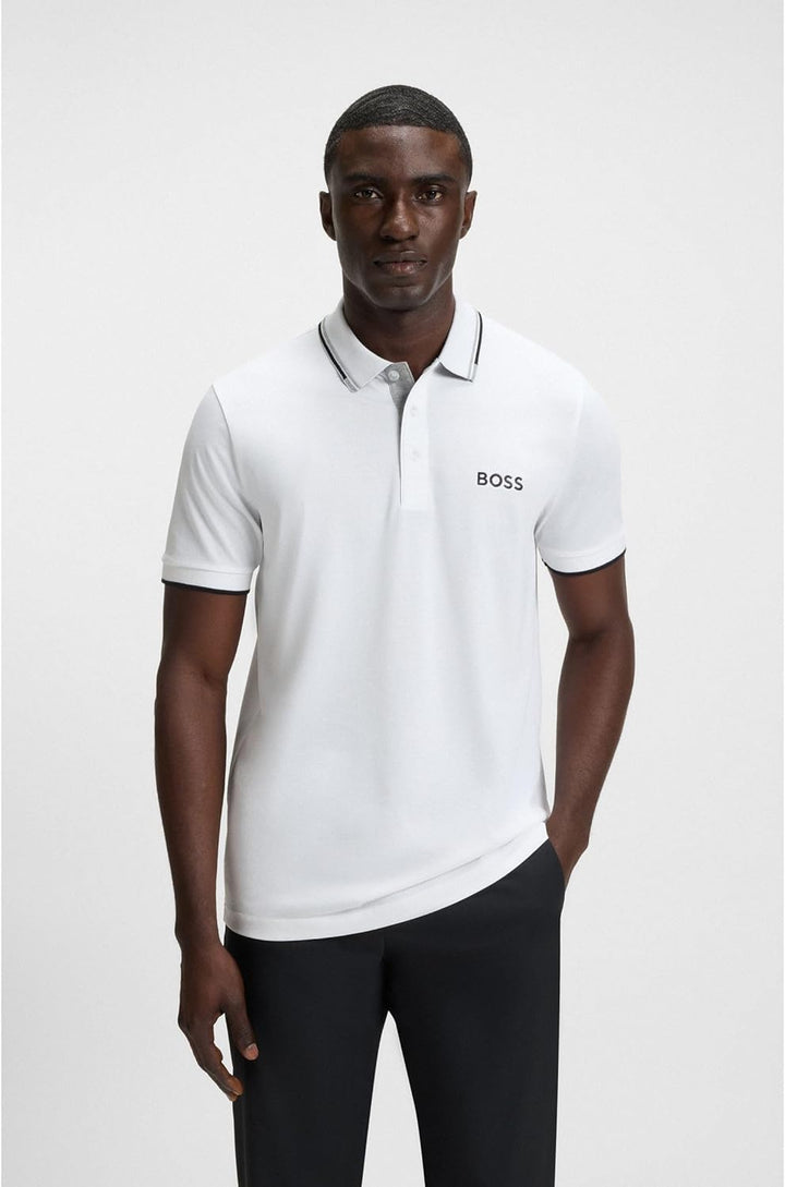 BOSS Herren Poloshirt L New - White100, L New - White100