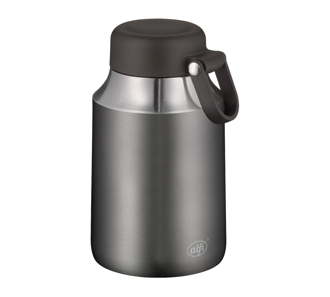 alfi CITY FOOD MUG 470ml, cool grey, Edelstahl-Thermobehälter für Essen, Isolierbehälter für Suppen,