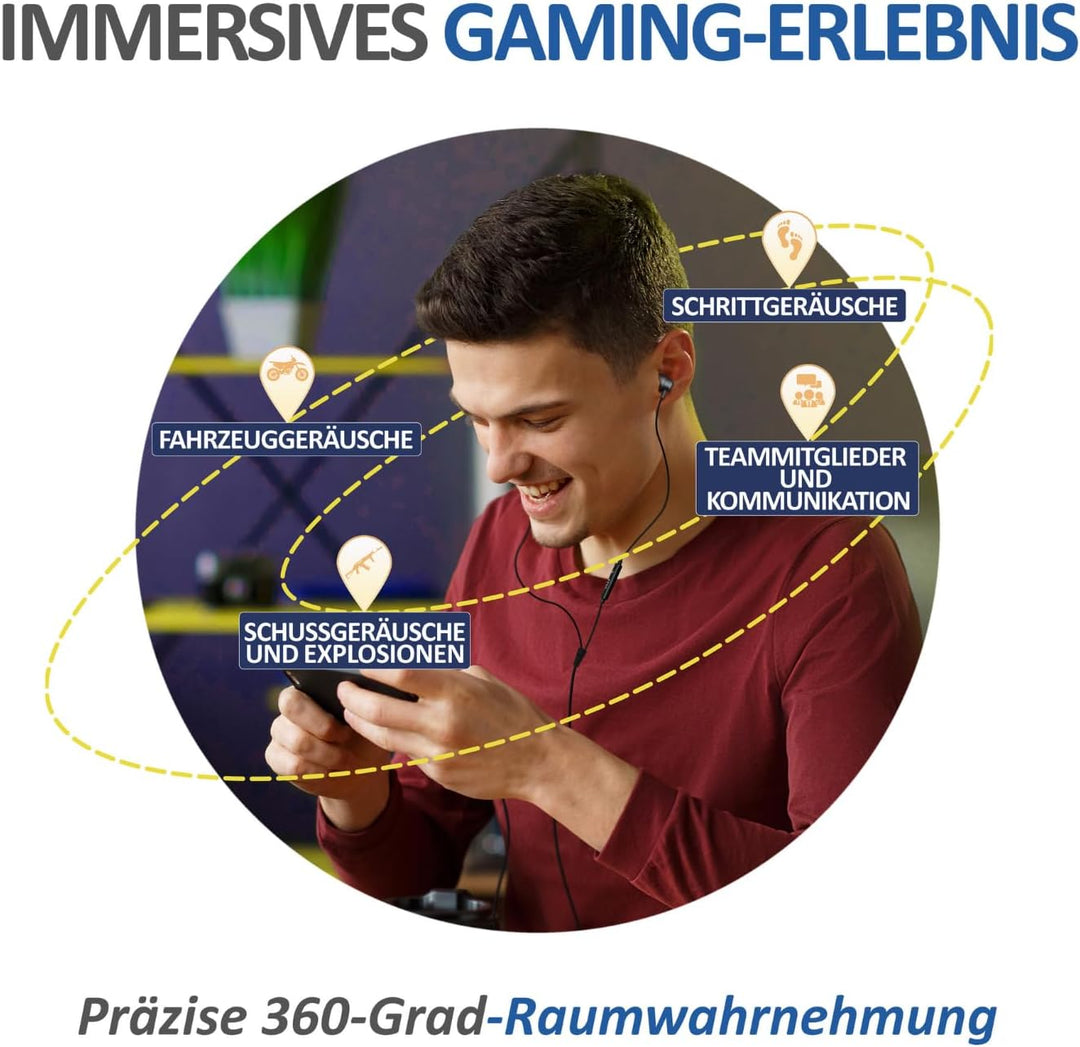 UliX Rider USB C Kopfhörer, 5 Jahre Garantie für iPhone 16 15 Pro Max Plus Samsung Galaxy S24 S23 Ul