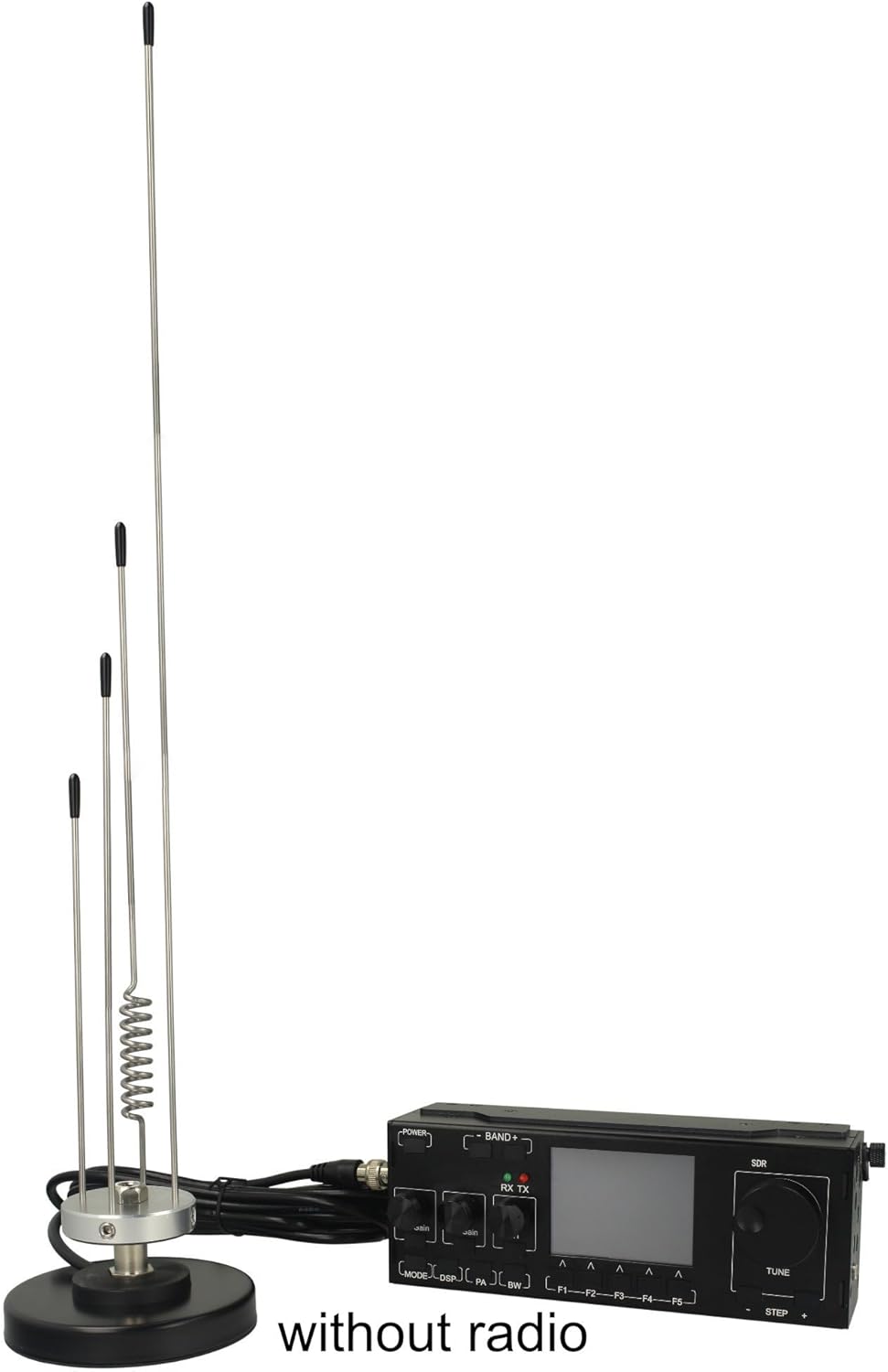 RTL-SDR Blog V4 + Moonraker Skyscan Mobile Scanner Antenne Bundle (25-2000 MHz, 65 cm, Magnetfuss) –