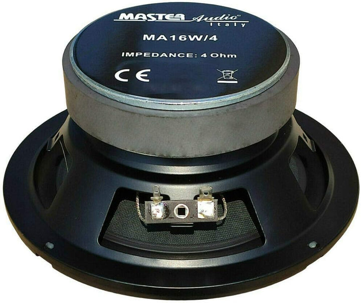 1 WOOFER MASTER AUDIO MA16W/4 MA 16W/4 Professional 16,50 cm 165 mm 6,5" 150 watt rms und 300 watt m