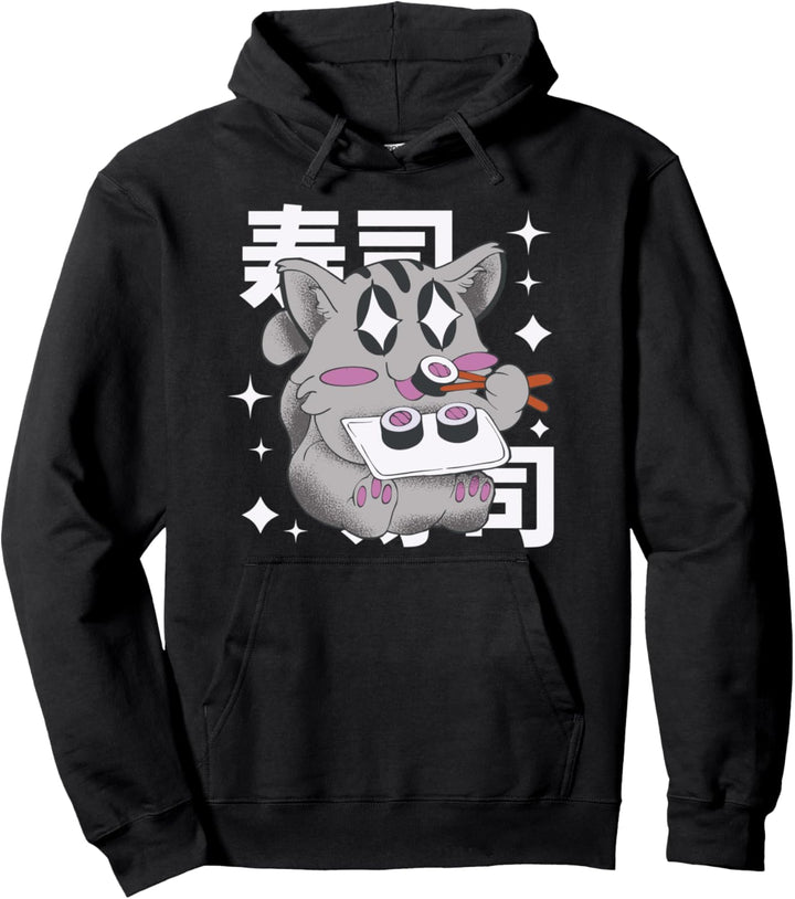 Sushi-Katze japanischer Anime Japan Pullover Hoodie