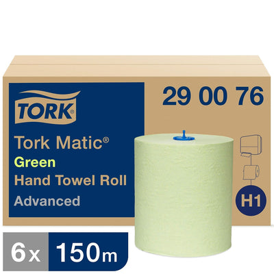 Tork Matic grünes Rollenhandtuch Advanced 290076 - H1 Papierhandtücher für Rollenhandtuchspender, sa