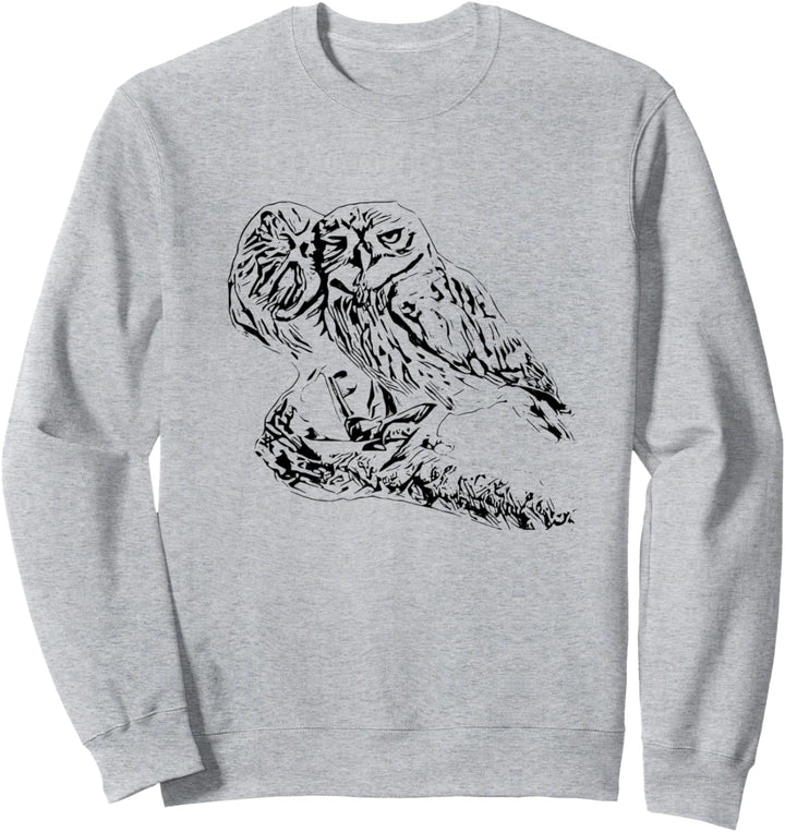 Eule Motiv Raubvogel Vögel Tiere Schnabel Krallen Eulen Sweatshirt