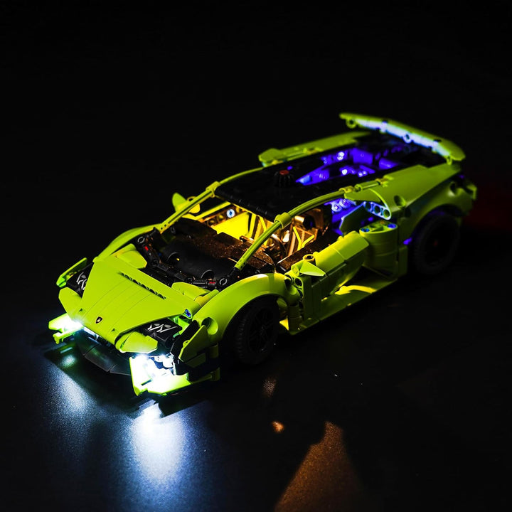 Licht-Kit für Lego 42161 Lamborghini Huracán Tecnica (Kein Lego-Modell), Led Beleuchtungs Set Kompat