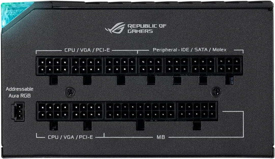 ASUS ROG Thor 850W Platinum II Netzteil (Aura Sync RGB Belechtung, OLED Display,135-mm-Axial-Tech-Lü