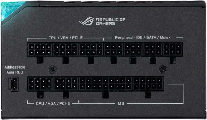 ASUS ROG Thor 850W Platinum II Netzteil (Aura Sync RGB Belechtung, OLED Display,135-mm-Axial-Tech-Lü
