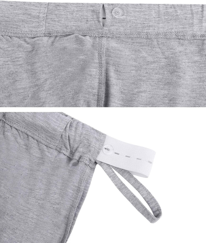 Irdcomps Stillpyjama Damen Lang Stillschlafanzug Baumwolle Umstandspyjama Lang Schwangerschaft Pyjam