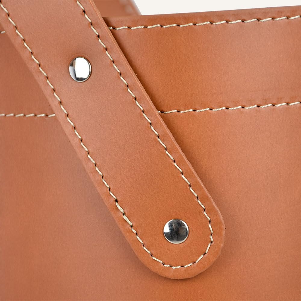LIMAC Design CINTA Kaminbesteck aus Leder, Kaminbesteck Werkzeugtasche, Kaminbesteck Eisenbeutel für
