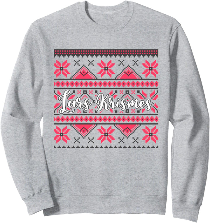 Lars Krimes Geschenk Idee Ugly Christmas Lustiger Spruch Sweatshirt