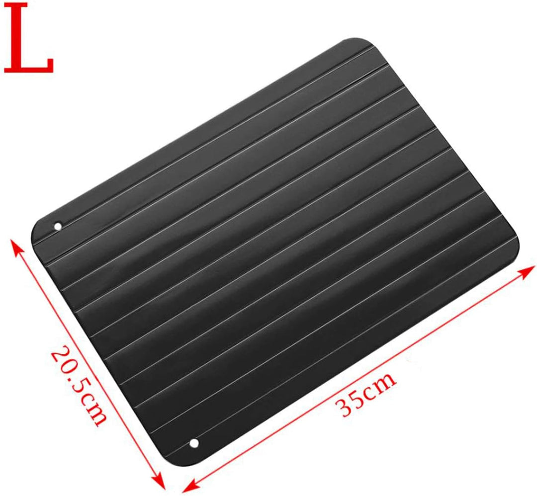 Auftauplatte Auftaubrett für Gefrorene Lebensmittel zum schnellen, natürlichen Auftauen (ohne Elektr