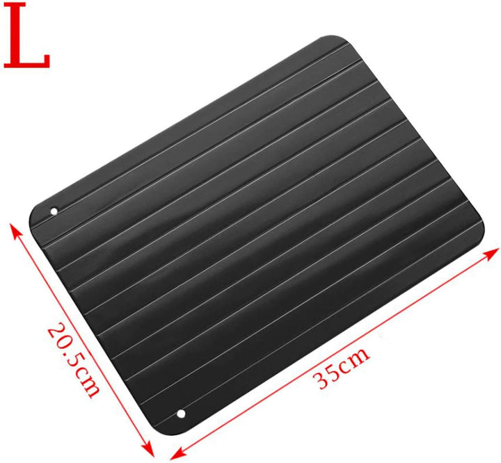 Auftauplatte Auftaubrett für Gefrorene Lebensmittel zum schnellen, natürlichen Auftauen (ohne Elektr