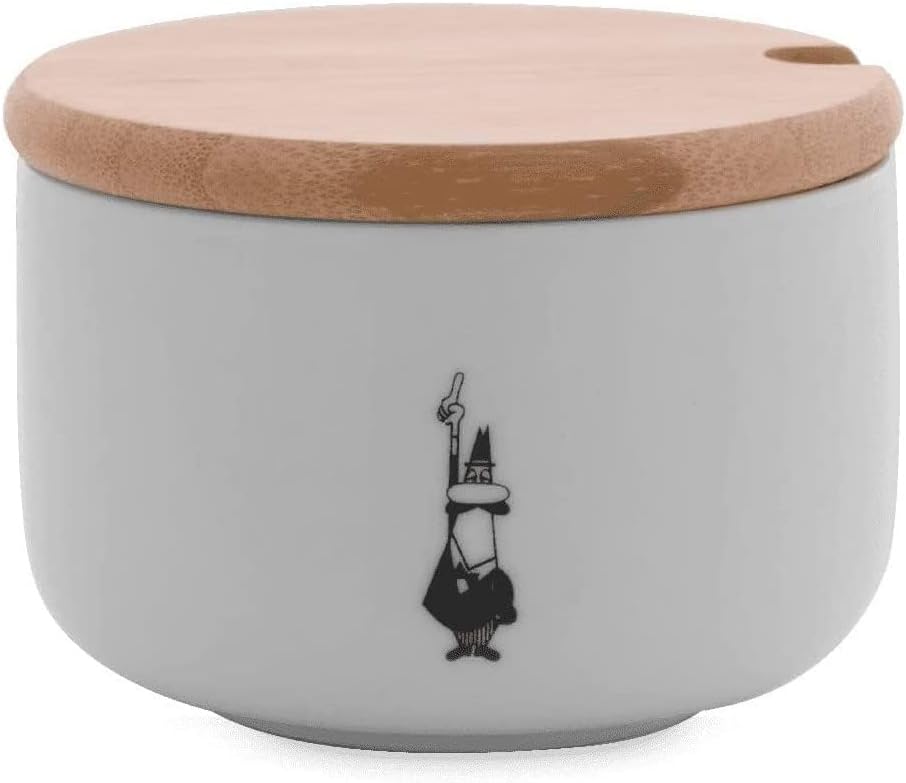 Bialetti Y0TZ099 Tazzina Cappuccino Istituzionale (con Piattino),Porcellana, 1 Stück (1er Pack), Wei