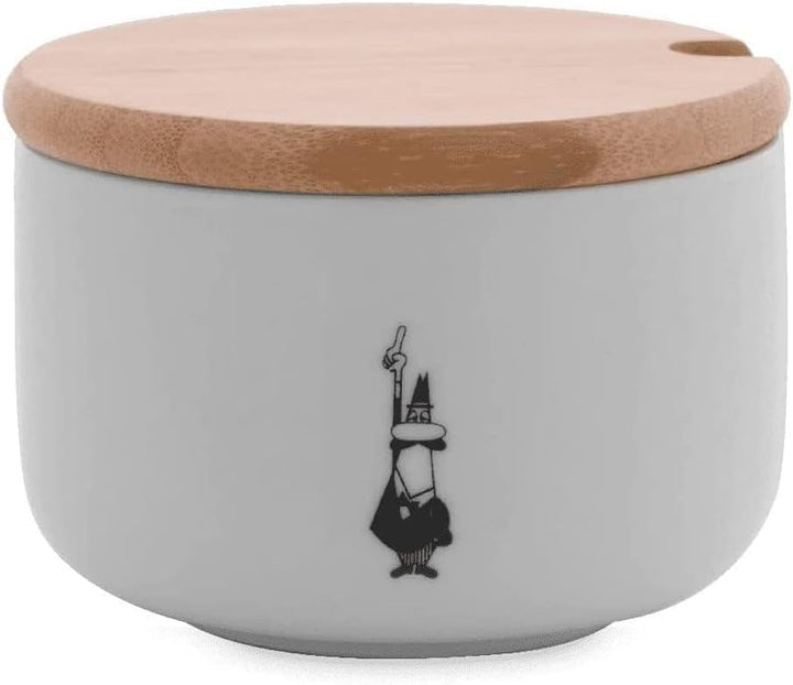 Bialetti Y0TZ099 Tazzina Cappuccino Istituzionale (con Piattino),Porcellana, 1 Stück (1er Pack), Wei