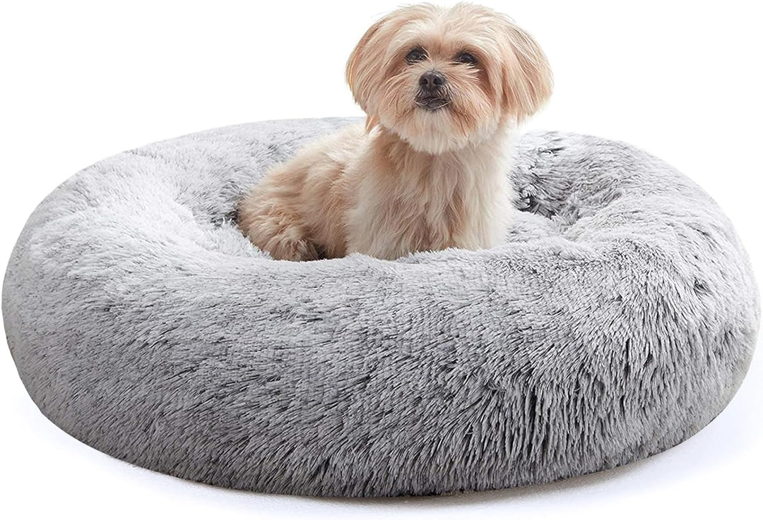 Western Home Hundebett rund Katzenbett Hundekissen Flauschig Katzenkissen Weich katzenkorb Donut Plü