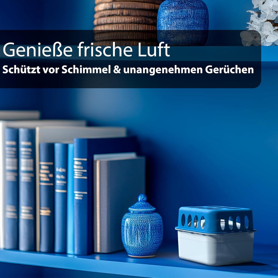 BigDean 5 Stück Luftentfeuchter + 10 Nachfüllpacks 400g – Raumentfeuchter nachfüllbar + wiederverwen