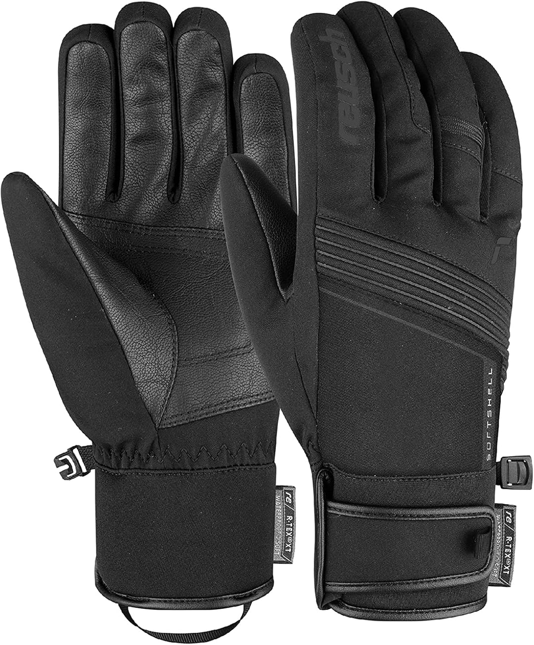 Reusch Herren Luca R-tex Warmer, wasserdichter und atmungsaktiver Winterhandschuh 9.5 Schwarz, 9.5 S
