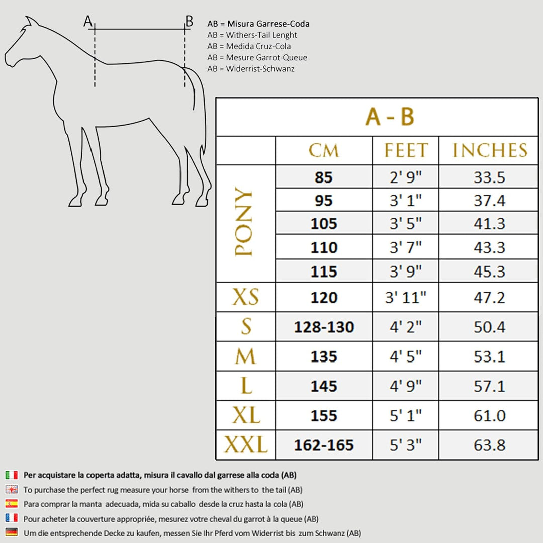 Horses Decke Thermo Hot 300 g Blau/Schwarz 145 cm, hervorragende Verarbeitung, nützlich zum Schutz d