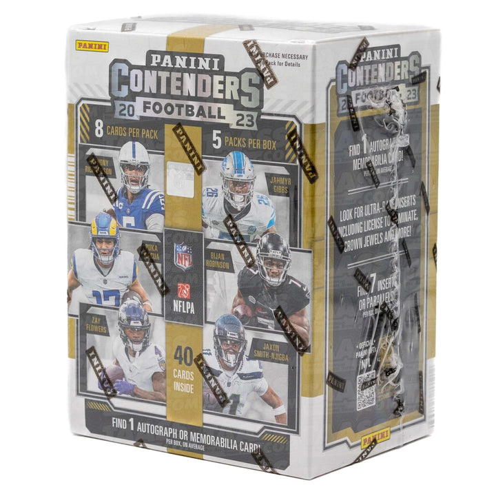2023 Panini Contenders NFL-Fussball-Sammelkarten-BLASTER-Box