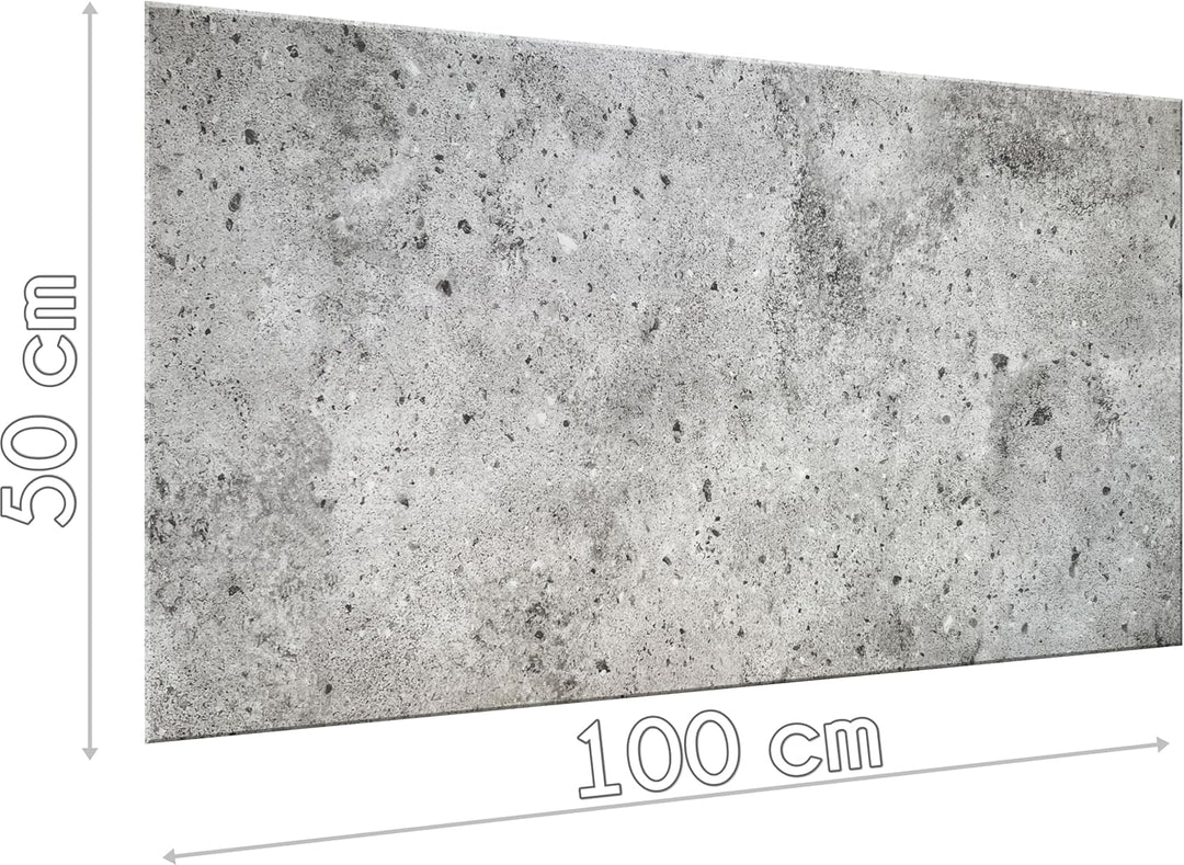 DECCART Wand-Paneele in Betonoptik, Deckenpaneele, Wandverkleidung Deckenverkleidung mit Beton-Imita