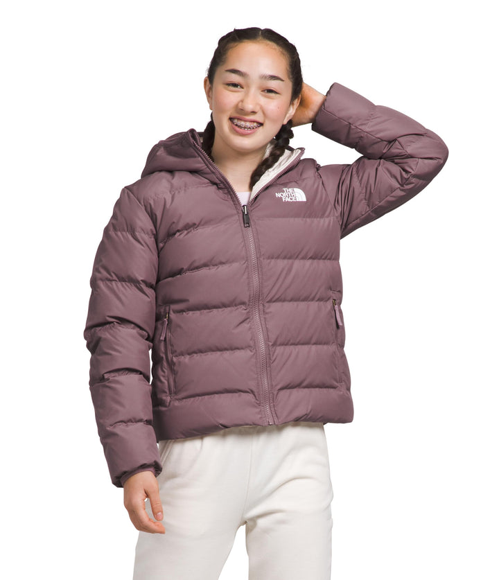 THE NORTH FACE Unisex Kinder Reversible Jacke 116 Fawn Grey, 116 Fawn Grey