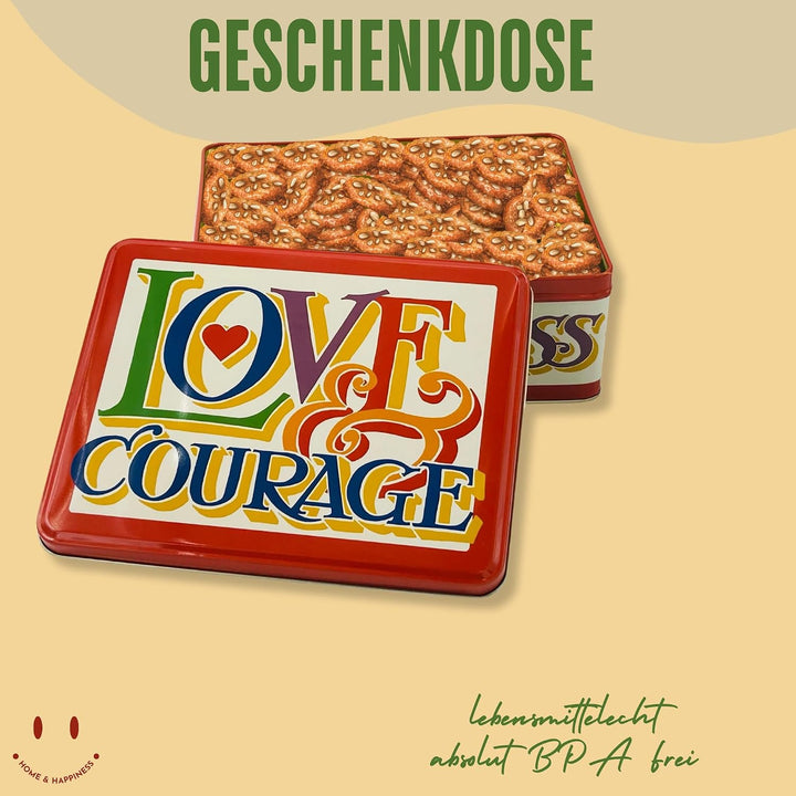 MediMuc Geschenkdose Design Emma Bridgewater - Liebevoll gestaltete rechteckige Vorratsdose - Motiv