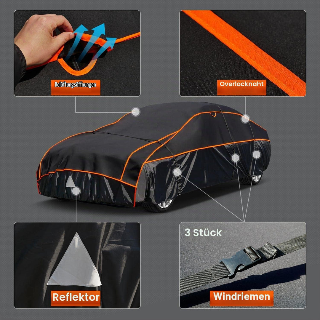 kayme Hagelschutzplane Auto Autoabdeckung Wasserdicht Atmungsaktiv. SUV Hagelschutzgarage, Abdeckpla