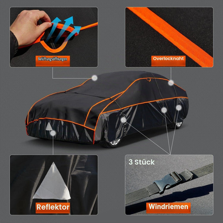 kayme Hagelschutzplane Auto Autoabdeckung Wasserdicht Atmungsaktiv. SUV Hagelschutzgarage, Abdeckpla