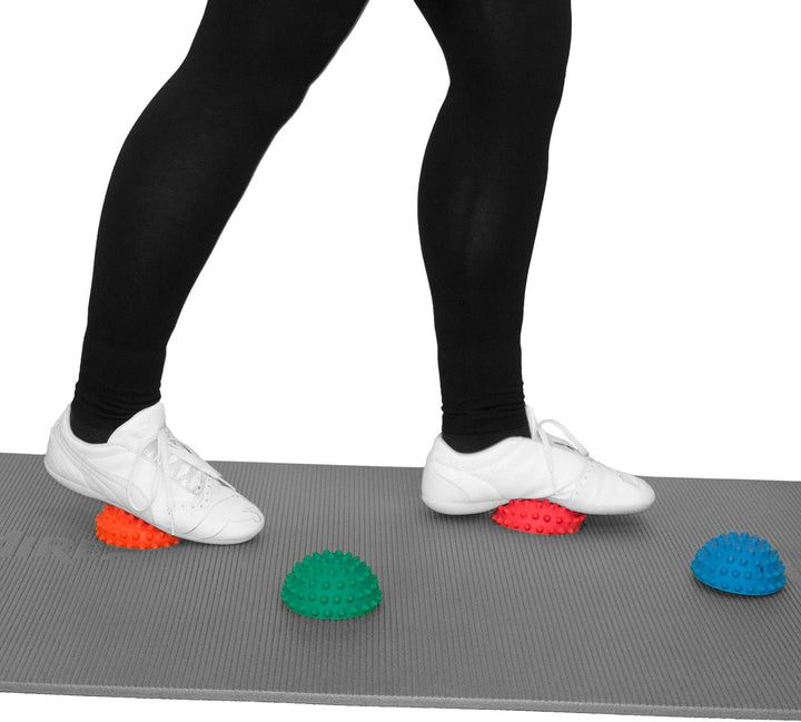 6 x TheraPIE Balance Igel MINI | bunt | Durchmesser: 9 cm | Gymnastik Igel | Igelball | Kleiner Bala