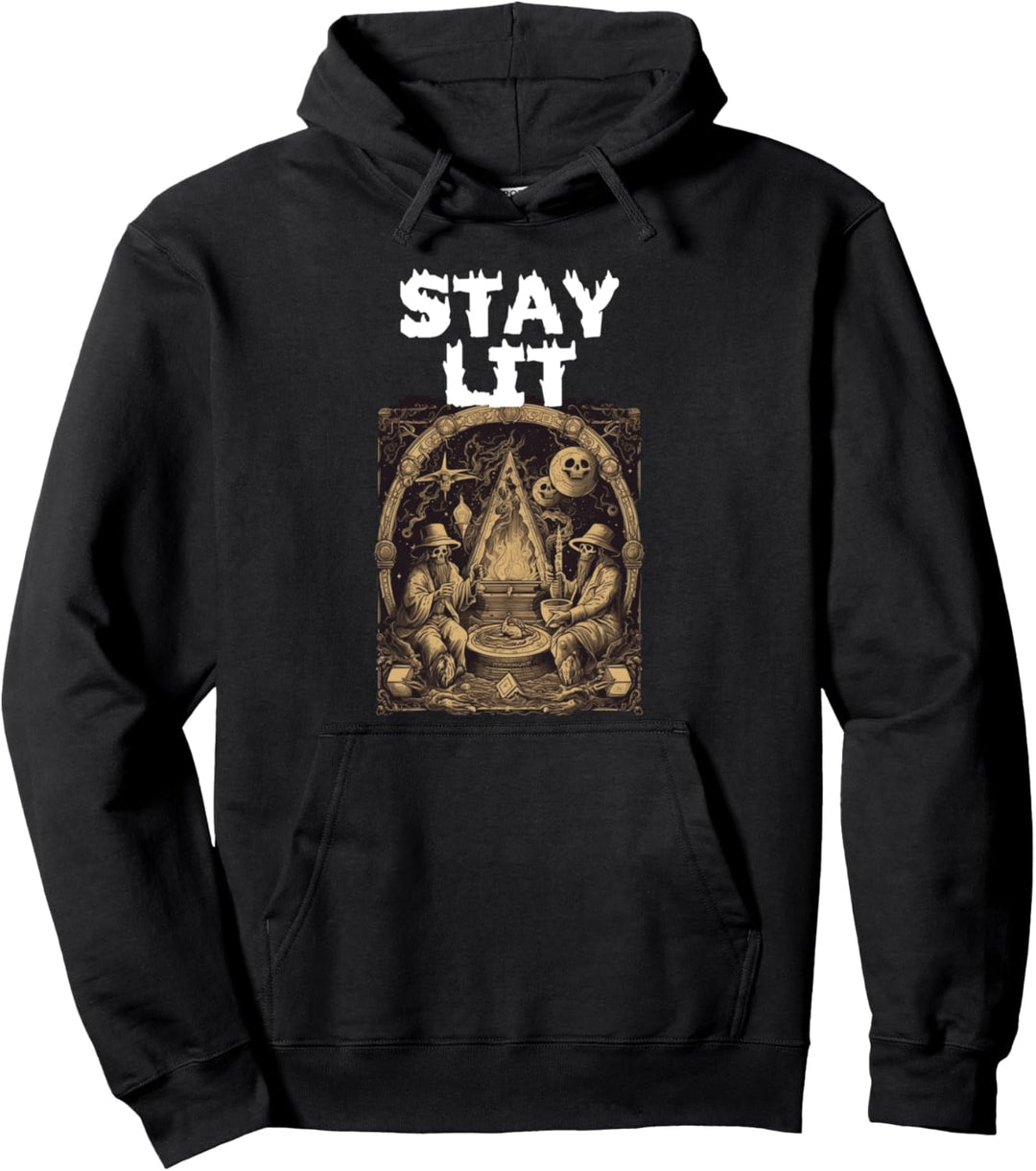 Stay Lit Occult Pullover Hoodie