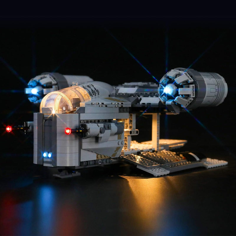 LIGHTAILING Licht-Set Für (Star Wars The Mandalorian Kopfgeldjäger Transporter Raumschiff) Modell -