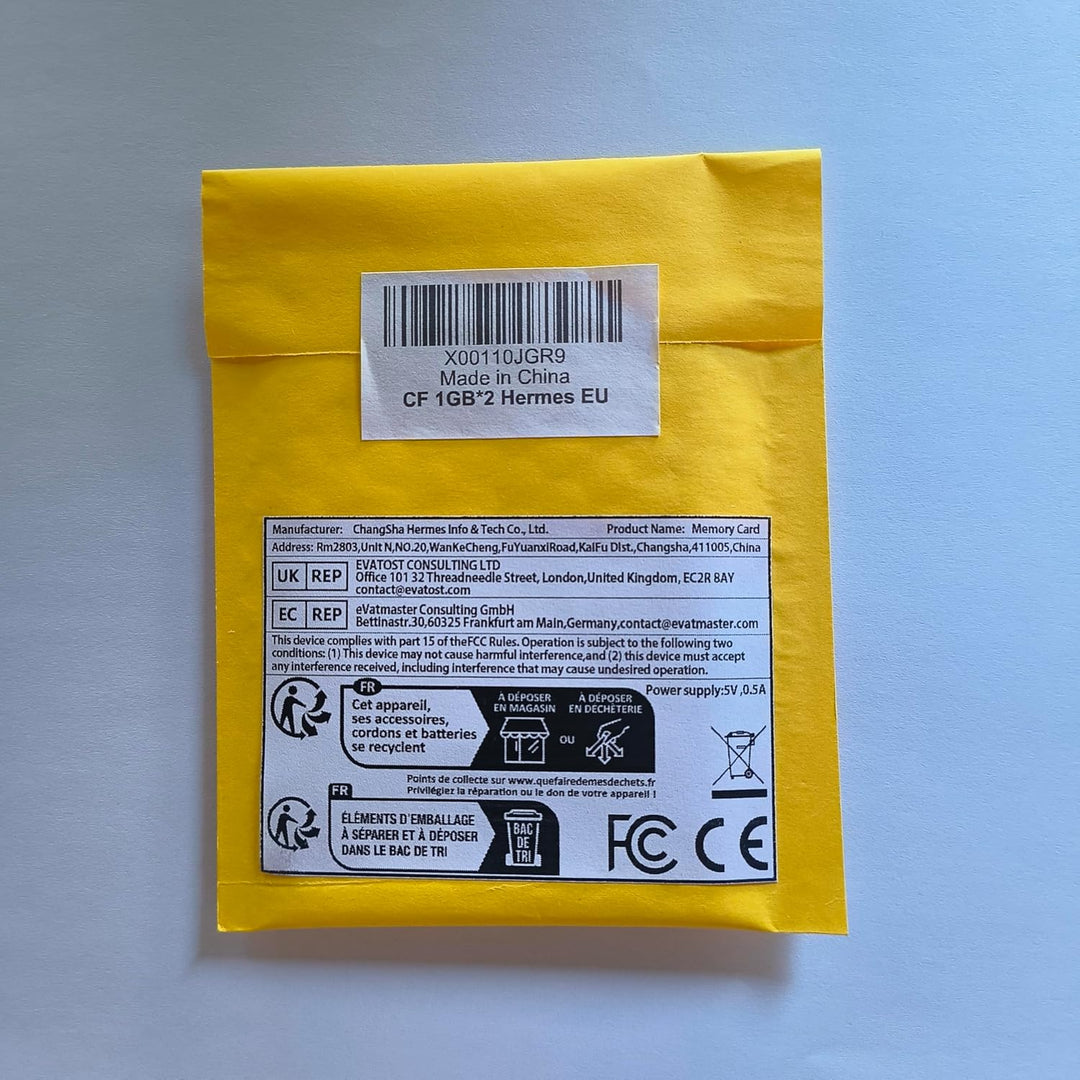Cloudisk 2X CF-Karte Compact Flash 1 GB Speicherkarte Leistung für Vintage Digitalkamera