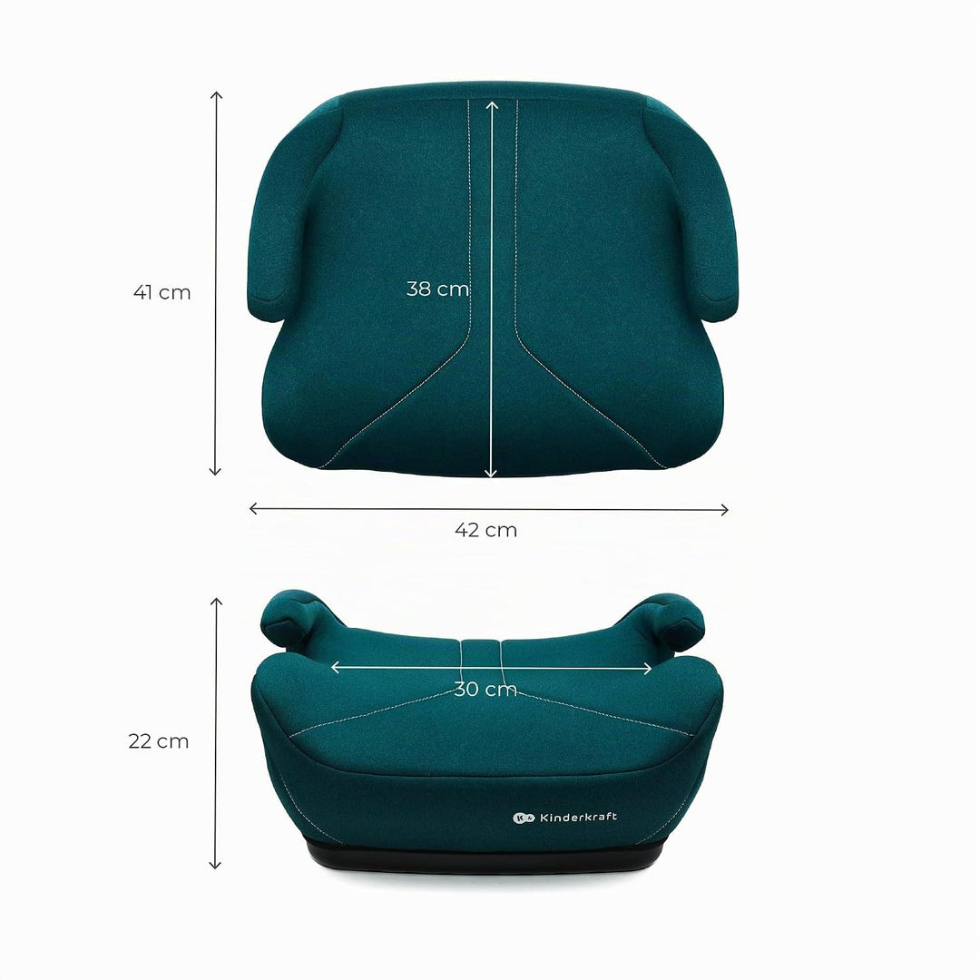 Kinderkraft I-BOOST 2 I-SIZE, Autositz, 125-150 cm, Babyschale, Sitzerhöhung für 6 bis 12 Jahre, ein