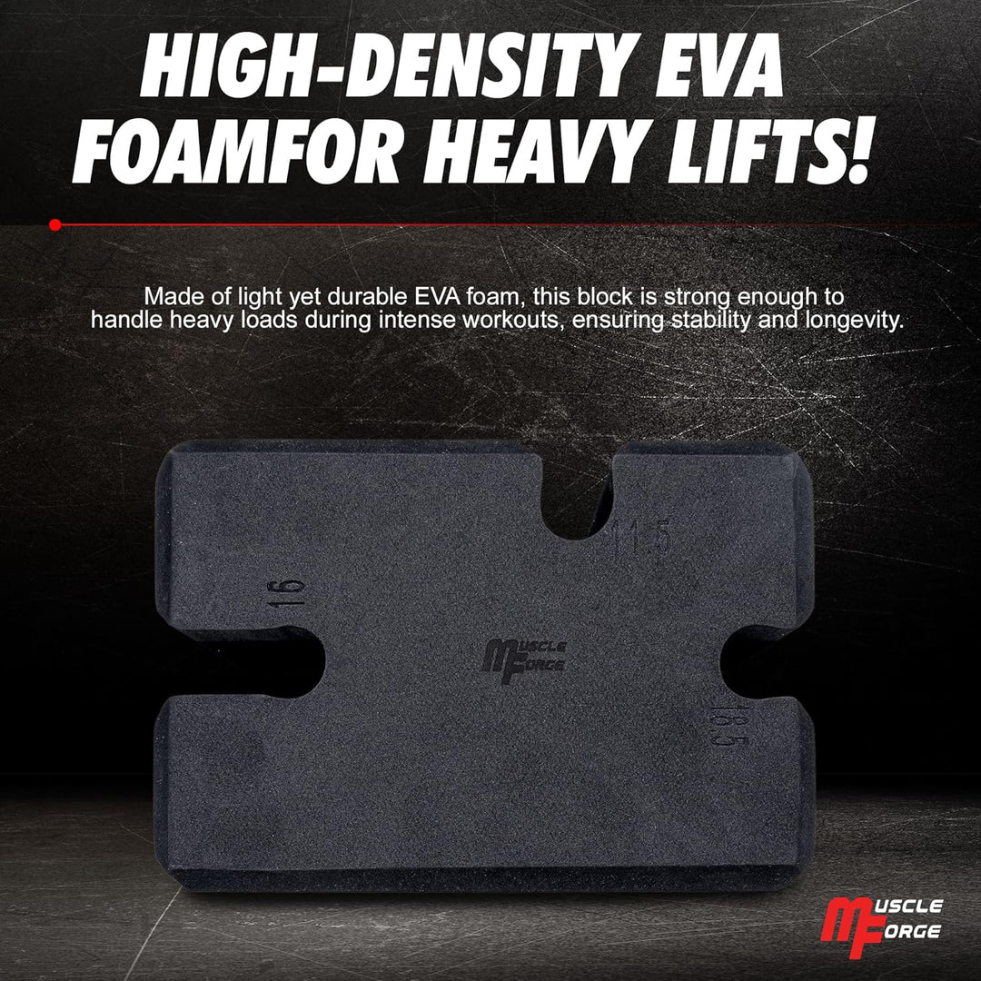 MuscleForge® Bankdrückblöcke, Bankdrücken Trainingsblock, Bankdrückbrett für Kraftdreikämpfer, Gewic
