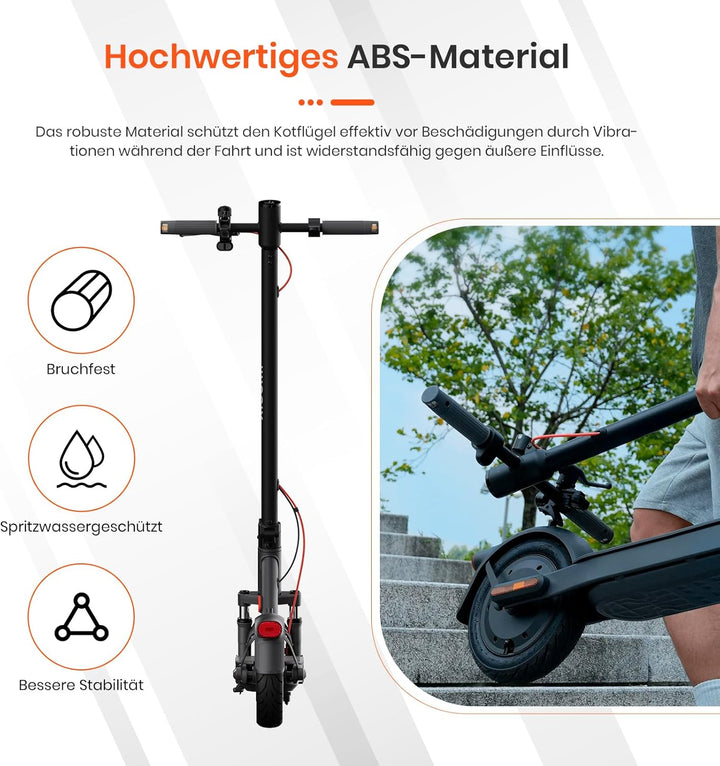 D8L Hinterer Kotflügel Electric Scooter Xiaomi Elite Hinterer Kotflügel Ersatz Kompatibel für Xiaomi