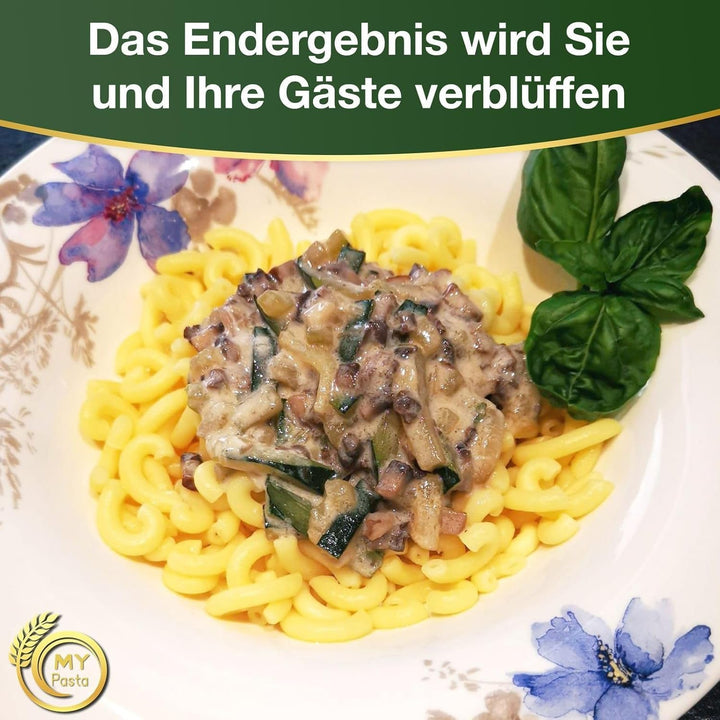 MY PASTA - Hörnchen Gabelletti - Zubehör geeigent für Kitchenaid Pastamaker Nudelmaschine - Pasta Di