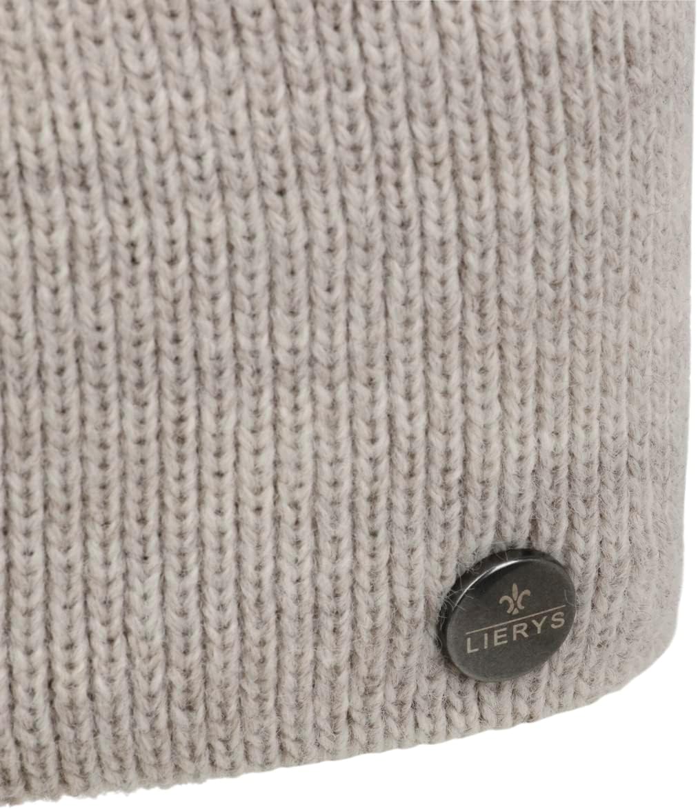 LIERYS Mono Stirnband Damen/Herren 8 cm breit - Made in Germany - dreilagiges Strickband gefüttert m