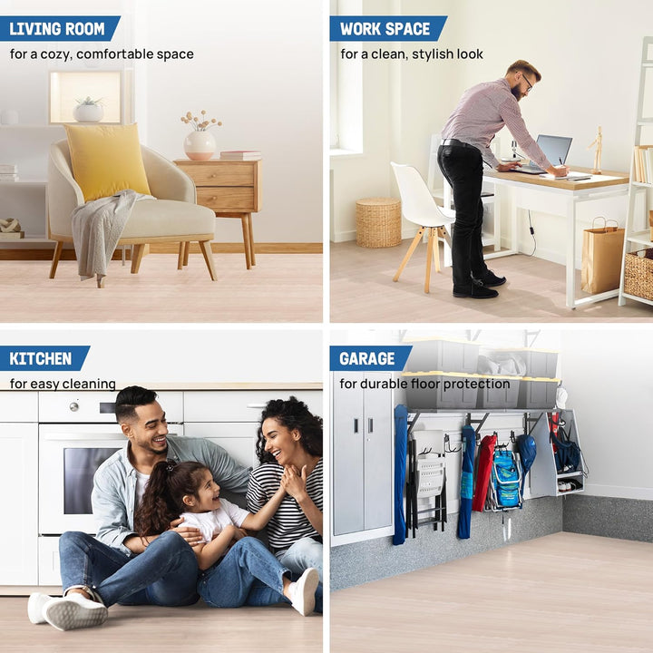 Yes4All 30x30 cm bis zu 3.3 m² Set 12/16/36 Eva Matten Schutzmatten Bodenschutz Bodenfliesen Sportma