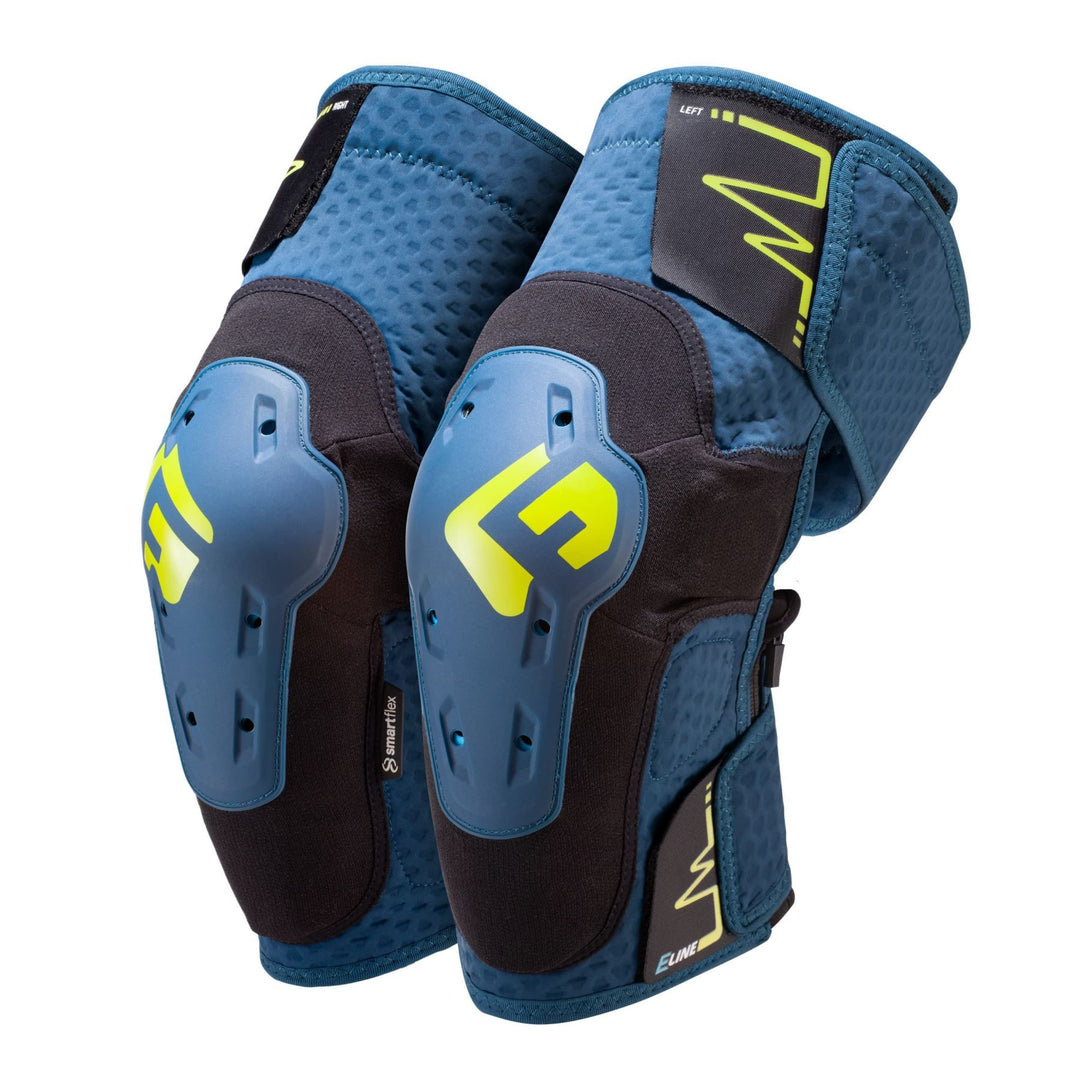 G-Form E-Line Knieschoner für BMX Mtb Dh Downhill Radfahren Skateboard Sturm Blau, M