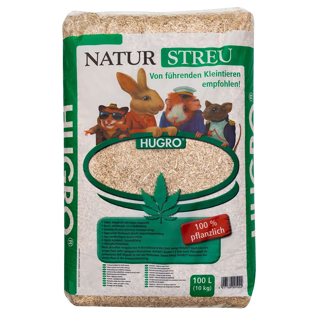 Hugro Hanfeinstreu 100 Liter-1PACK