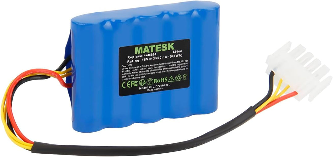 18V 3500mAh Akku kompatibel mit AL-KO Robolinho 100, 110, 1100, 41.6 mit AL-KO 441154 442632 440454