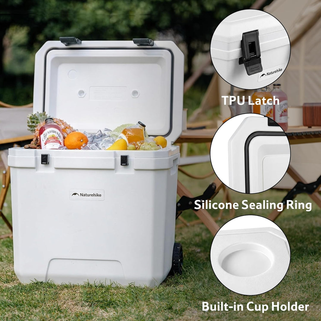 Naturehike Kühlbox 17 Liter/24 Liter/36 Liter Thermobox hochwertige PU Isolierbox 48 Std. Kühlleistu