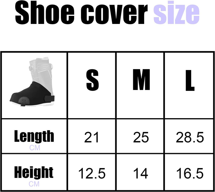 Skischuhüberzüge Verstellbare Warme Stiefel Handschuh Skischuhe Abdeckung Neopren Skischuhüberzieher