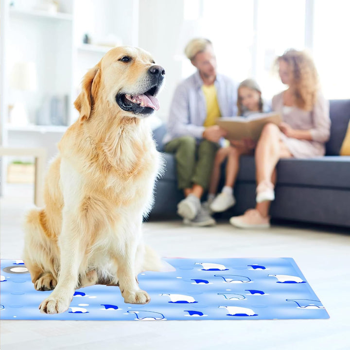 Kühlmatte Hunde Katzen,wassergefüllte Kühlmatte,Hunde kühlmatte verwenden selbstkühlend mit ungiftig