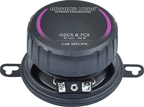 Ground Zero Lautsprecher GZCS8.7CX 180 Watt 8,7 cm Koax für VW Jetta II 1984-1992 Armaturenbrett vor