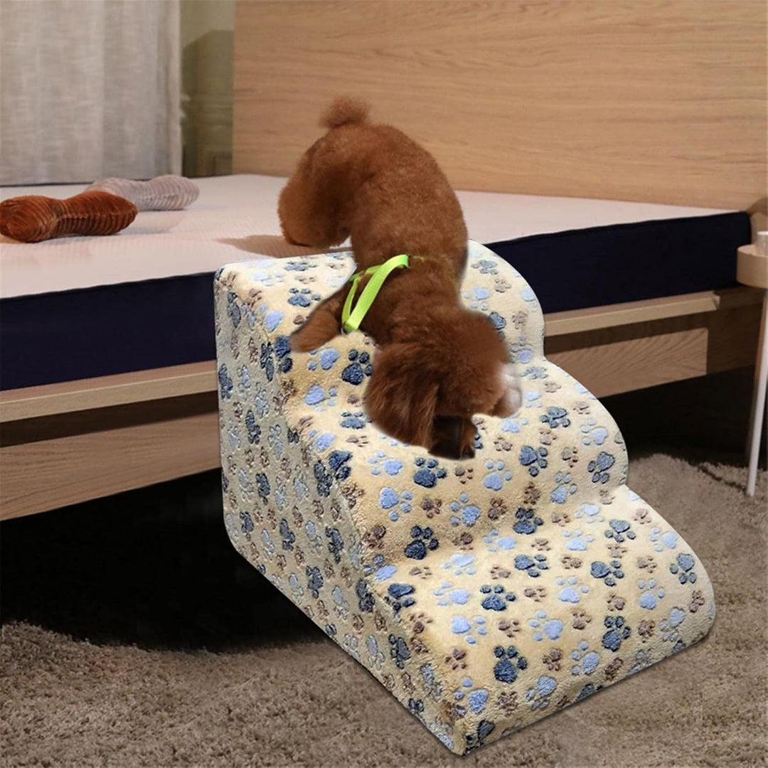 Hundetreppe LeiterAtmungsaktive und belastbare Haustiertreppe Hundetreppe für hohe BettenHunderampe