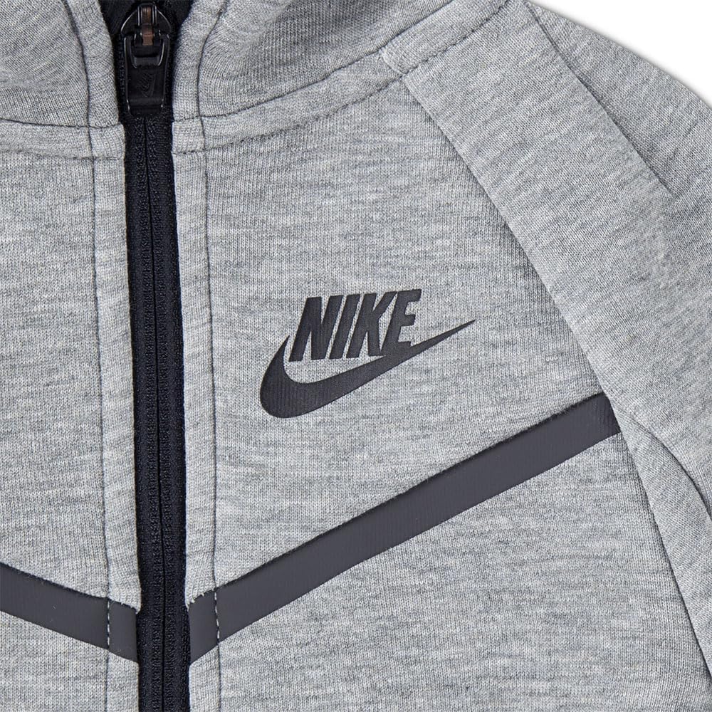 NIKE Unisex Kinder N Nsw Tech Fleece Fz Set (1er Pack) 3-4 Jahre Dk. Grey Heather, 3-4 Jahre Dk. Gre