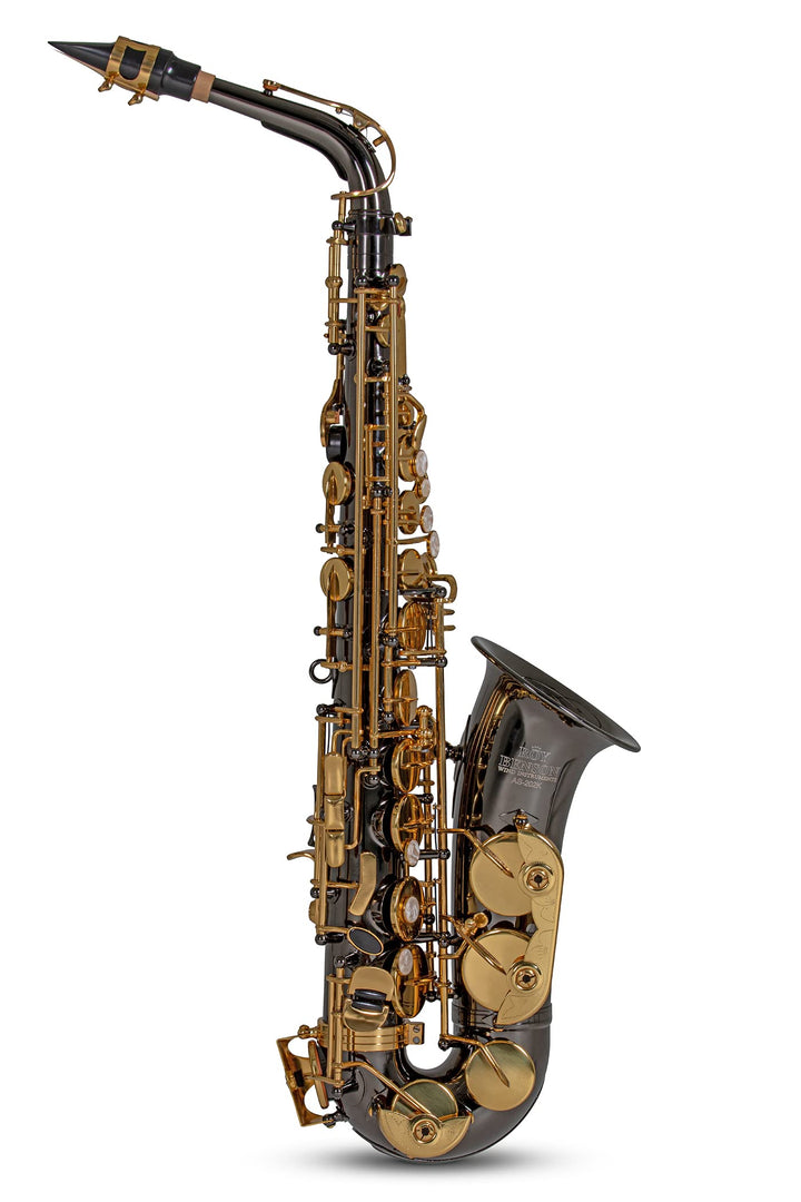 Roy Benson RB700603 Eb-Alt Saxophon MOD.AS-202K schwarz lackiert, inkl. leichtem Rechtecketui, AS-20