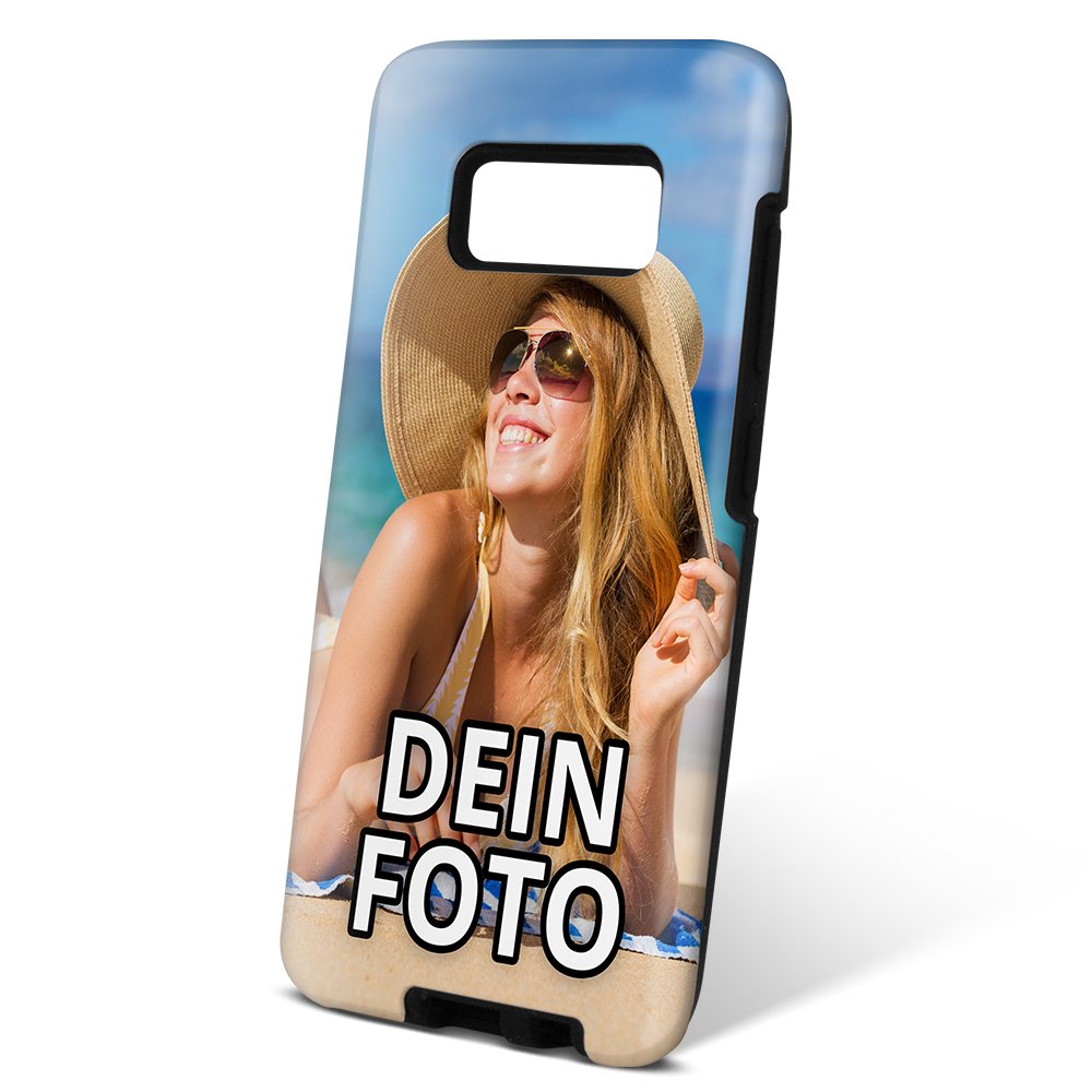 PhotoFancy ® – Samsung Galaxy S8 Hülle mit eigenem Foto Bedrucken – Smartphone Case als personalisie